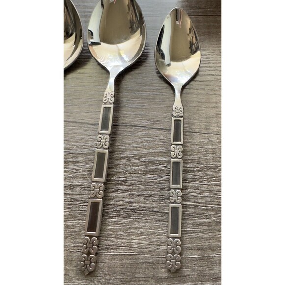 Oneida Community Madrid Stainless Steel Faded Black 16pc Replacement Lot - Picture 7 of 7